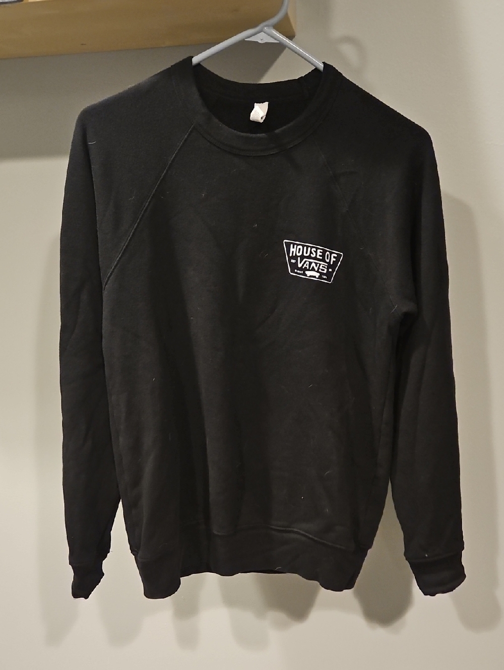 Vans Black 'House of Vans' Crewneck Sweatshirt
